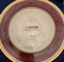 Lennox China O Museum Plate in Red